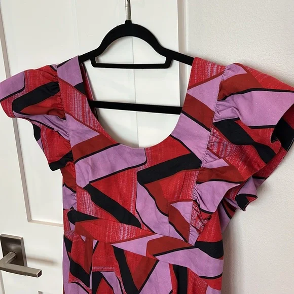 Tuckernuck Thistle Grove Weslen Tie-Back Bow Dress Large Gorgeous! - Picture 6 of 8